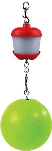Horse Stall Toy: Apple Scented Jolly Ball and Apple Flavored Snack Holder