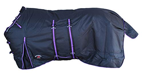 CHALLENGER 1200D Turnout Waterproof Horse Heavy Winter Blanket w/Bellyband