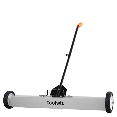 Toolwiz Magnetic Sweeper with Wheels, 50 Lbs Capacity