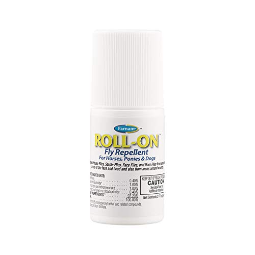 Farnam Roll-On Fly Repellent for Horses 2 Ounces