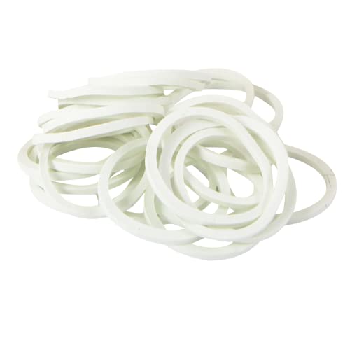 Cashel Rubber Braiding Bands, White