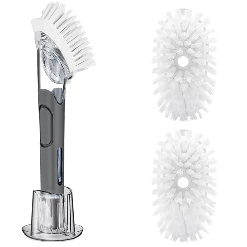 Soap Dispensing Wand with Extra Brushes