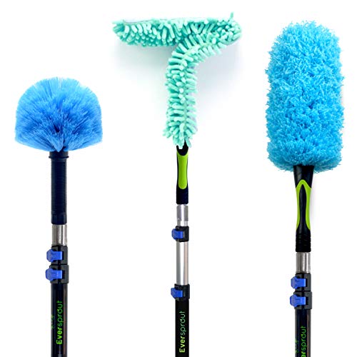 EVERSPROUT 5-to-12 Foot Duster 3-Pack with Extension-Pole