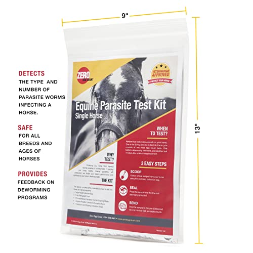 Equine Parasite Worm Mail-In Test Kit - Fecal Egg Count