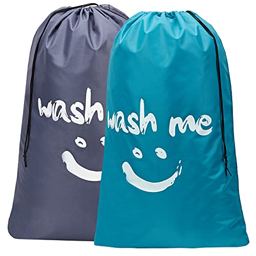 2 Pack XL Wash Me Travel Laundry Bag