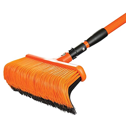 Tiger Jaw Sweeper Raker Tool is a Adjustable Handle, All-in-One Broom and Rake