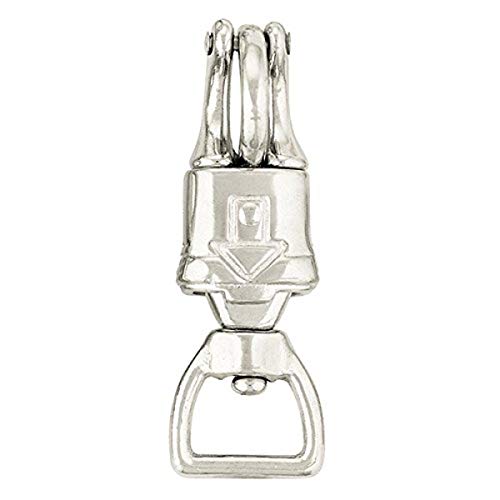 Weaver Leather Panic Snap , Nickel Plated, 1