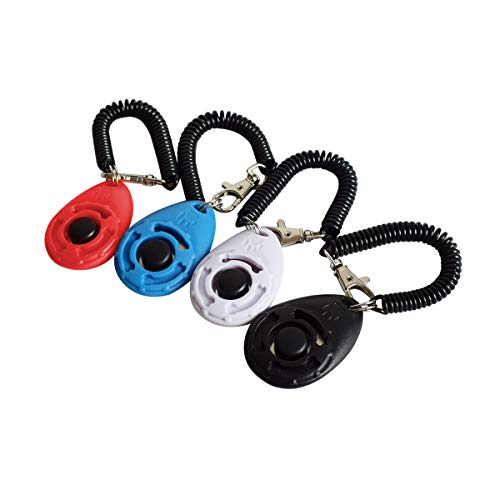 4 Pack Training Clicker with Wrist Strap