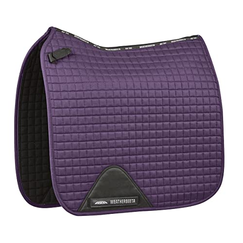 Weatherbeeta Prime Dressage Saddle Pad, Purple Penant, Full