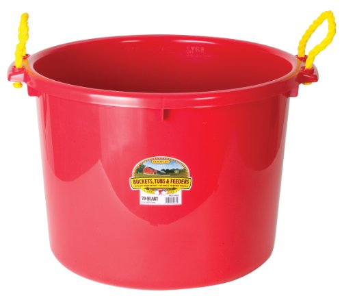 Plastic Muck Tub 70 Quart - Red