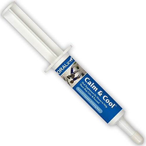 Oralx Calm and Cool for Horses. Easy-Dose Syringe. Made in USA
