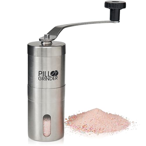 B&C Home Goods Pill Crusher - Stainless Steel Pill Grinder