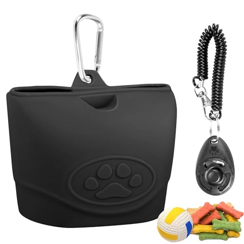 Clicker Training Portable Pet Silicone Pouch