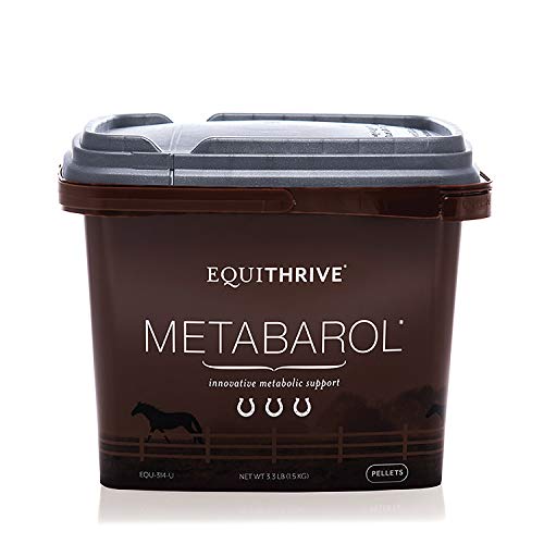 Metabarol Horse Supplement Pellets with Resveratrol, Metabolic Support Supplement, 3.3 lbs