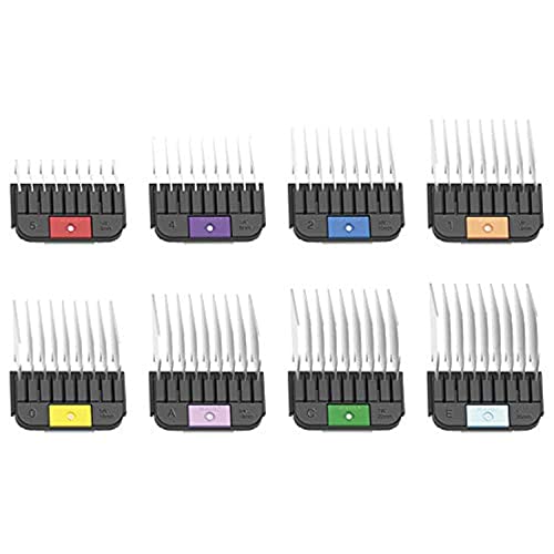 WAHL Professional Animal Stainless Steel Attachment Guide Comb Set for Detachable Blade