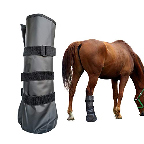 Horse Soaking Boot Hoof, Hot or Icing Treatment Bucket