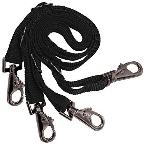 Kensington Adjustable Leg Straps for Horse Blanket Designed with Elastic for Horses Comfort Easy Latch Hooks for Quick Removal Sold in Pairs (Cob)
