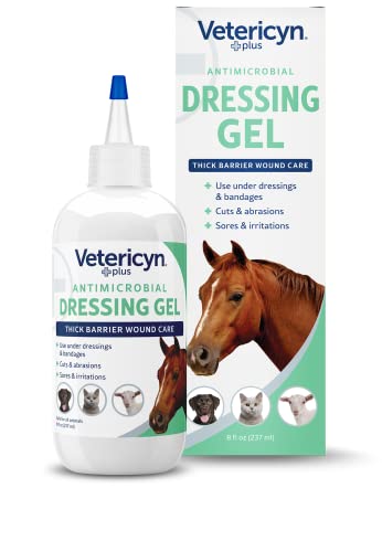 Vetericyn Plus Wound Dressing Gel for Animals, 8 oz