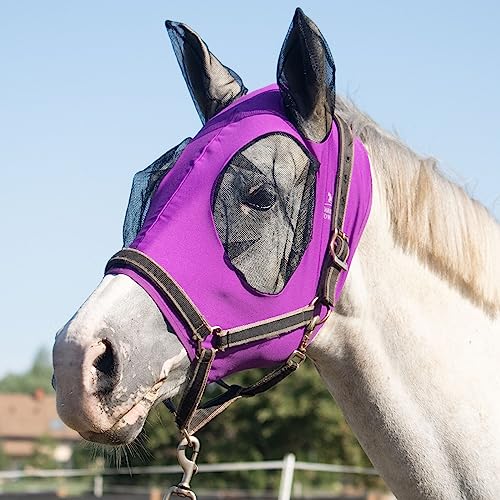 Elasticity Fly Mask with Ears, UV Protection Full Size
