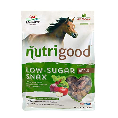 Nutrigood Low-Sugar Snax - Apple Flavor Horse Treats - 4 Pounds