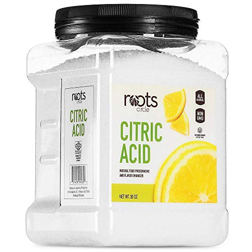 Roots Circle All-Natural Citric Acid | 1 Pack - 1.87lbs