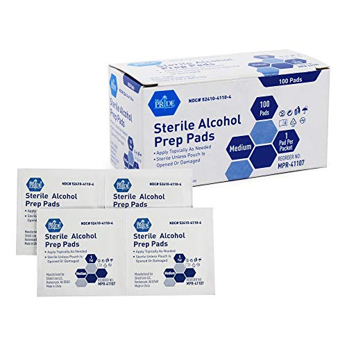 Medpride Alcohol Prep Pads - 100 Pack