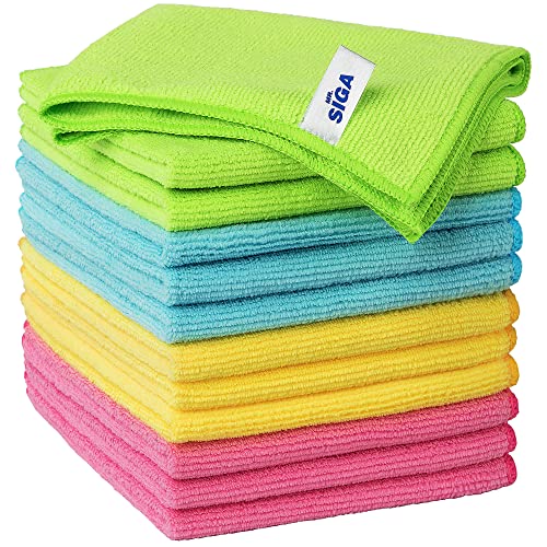 Microfiber Cleaning Cloth, Pack of 12, 12.6