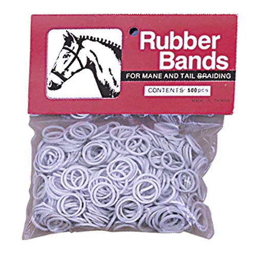 Weaver Leather Rubber Bands White, 65-2241
