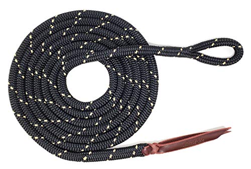 Knotty Girlz 9/16 Horse Lead Rope Natural Horsemanship with Option of Loop or Snap 12ft. or 14ft. Lengths