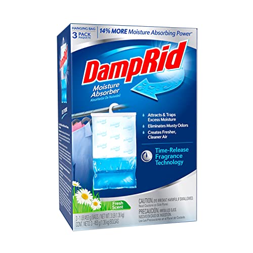 DampRid Fresh Scent Hanging Moisture Absorber, 16 oz., 3 Pack