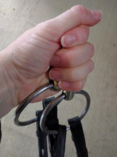 use your hands to warm up the bit