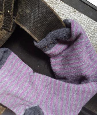 socks on blanket buckles