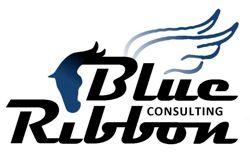 blue ribbon consulting banner