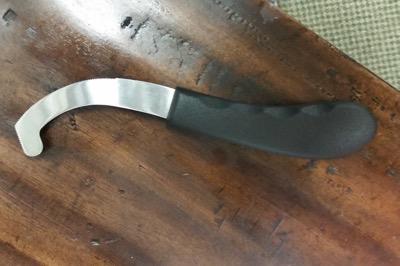 bot knife on a table