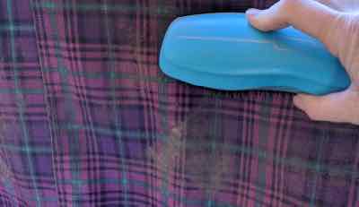 stiff brush to clean