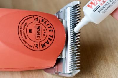 10 wide blade getting oil