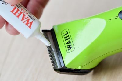 adding oil to trimmers