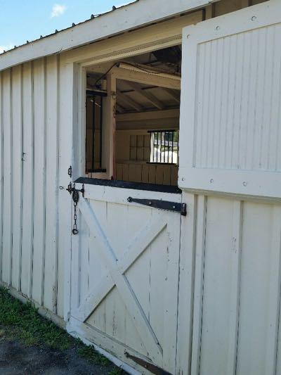 dutch door stall on a barn