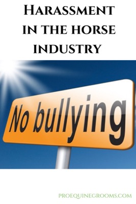 harassment in the horse industry