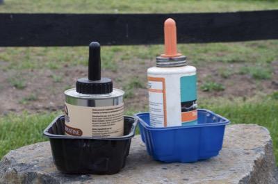 mushroom trays for hoof oils