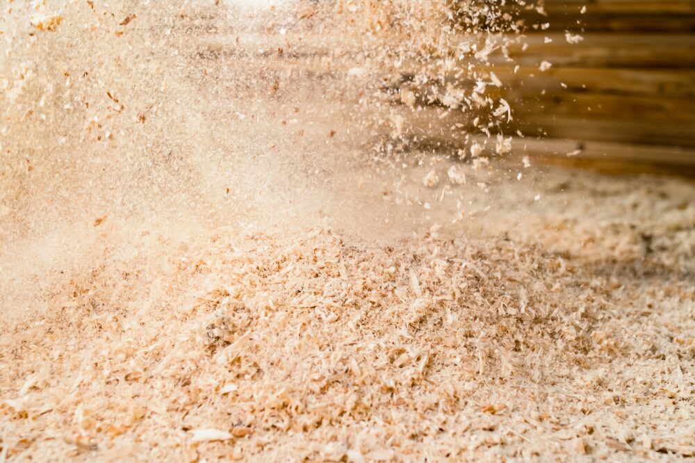 horse stall sawdust shavings