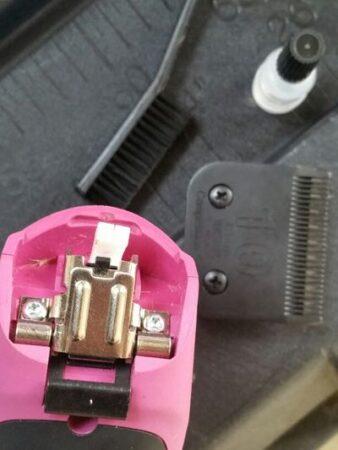 clippers without a blade showing the drive tip