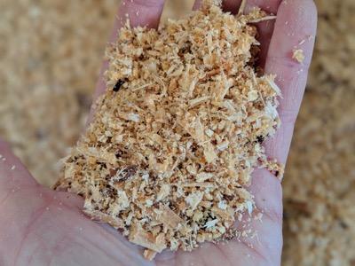 sawdust shavings