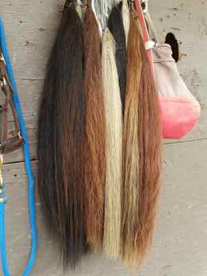 many colors of tail extensions