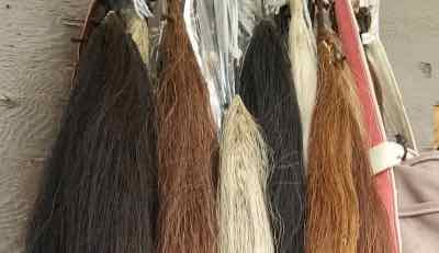 many fake horse tails