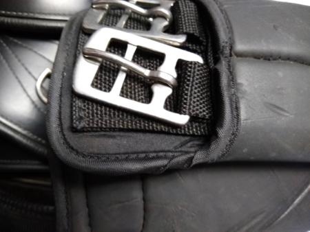 neoprene horse girth with buckle showing