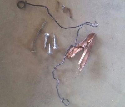 metal found in horse paddocks