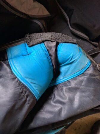 horse blanket with wither padding