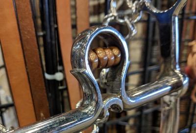 ported western bit with rollers