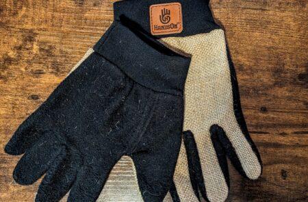 double sided finishing gloves for horse grooming
